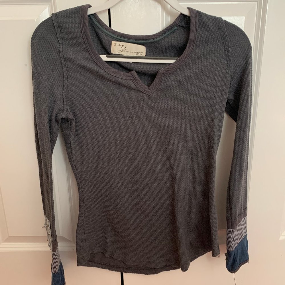 Vintage Havana Long Sleeve Thermal Top